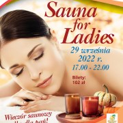 Jesienne Sauna for Ladies - tylko dla pań!